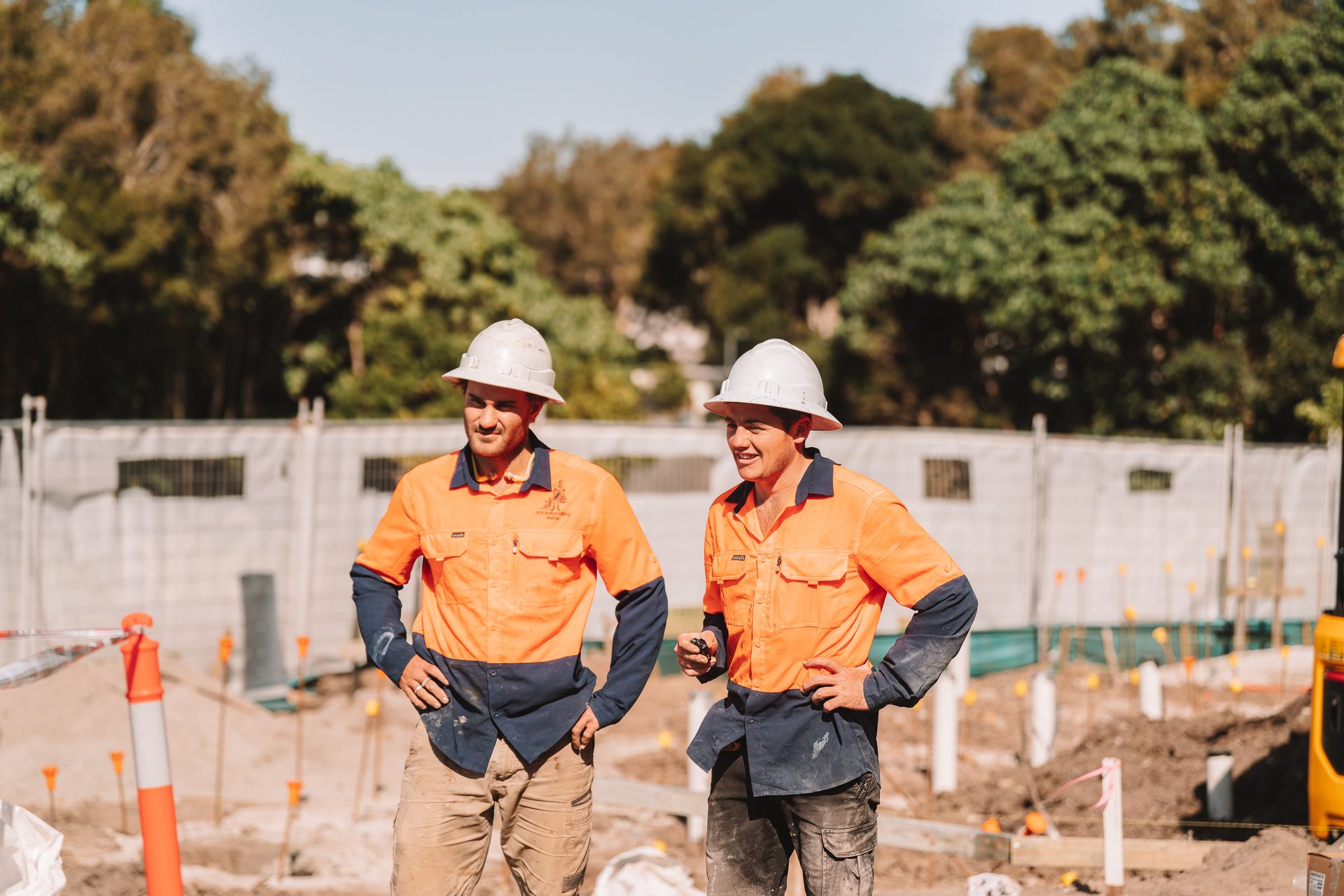 Your Plumbing Mates crew on a Sunshine Coast new build